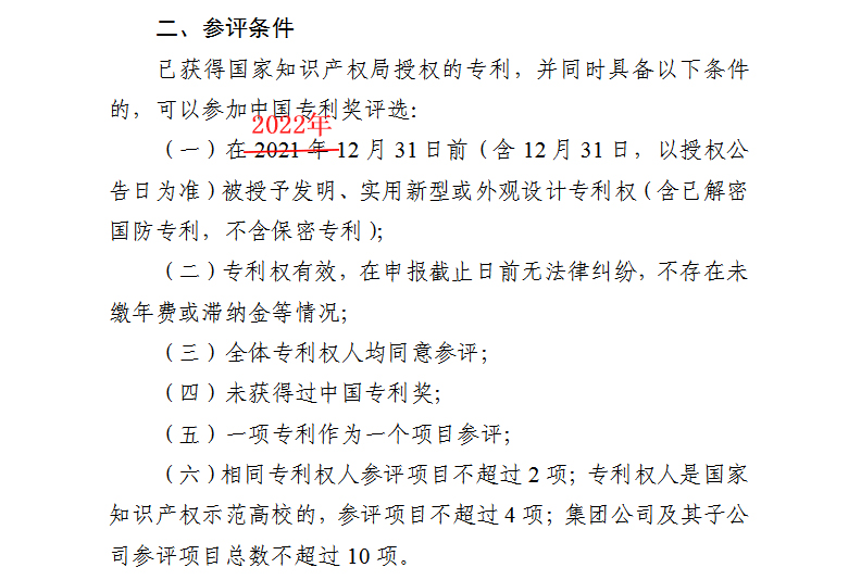 第二十五屆中國專利獎評選即將開始！知識產(chǎn)權(quán)界最高榮譽(yù)等你來拿