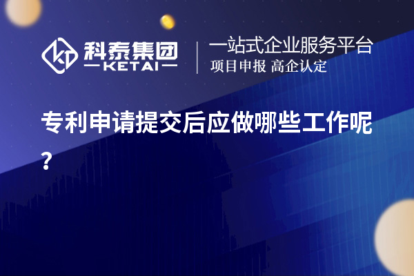 專利申請(qǐng)?zhí)峤缓髴?yīng)做哪些工作呢？