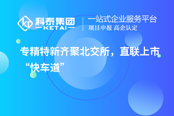 專精特新齊聚北交所，直聯(lián)上市“快車道”