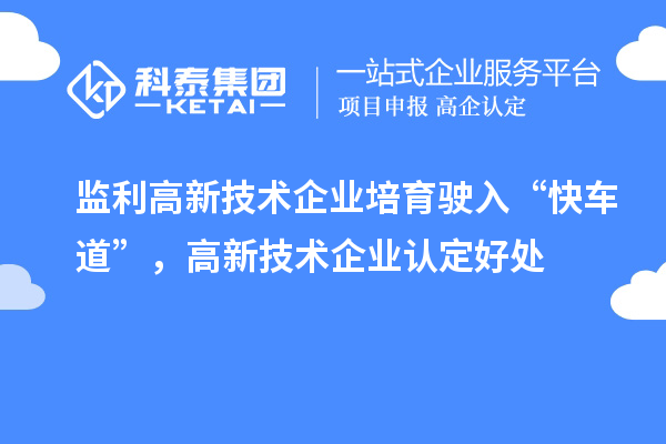 監(jiān)利高新技術企業(yè)培育駛入“快車道”，高新技術企業(yè)認定好處