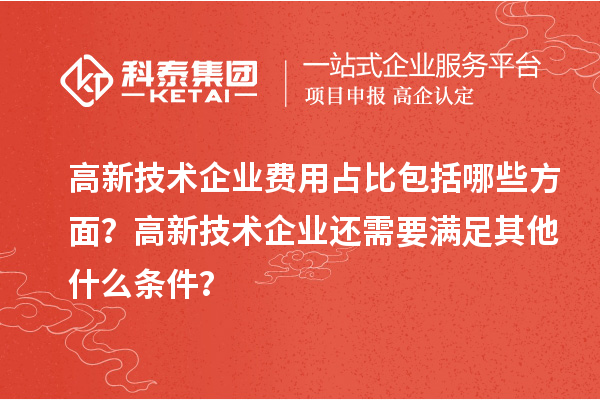 高新技術(shù)企業(yè)費(fèi)用占比包括哪些方面？高新技術(shù)企業(yè)還需要滿足其他什么條件？