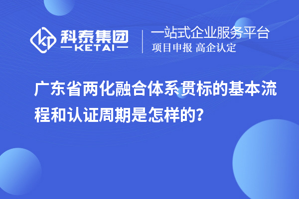 廣東省兩化融合體系貫標(biāo)的基本流程和認(rèn)證周期是怎樣的？
