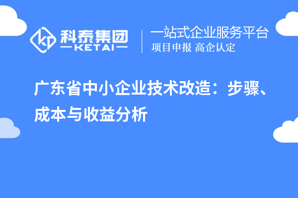 廣東省中小企業(yè)技術改造：步驟、成本與收益分析