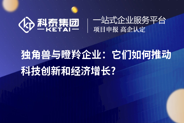 獨(dú)角獸與瞪羚企業(yè)：它們?nèi)绾瓮苿涌萍紕?chuàng)新和經(jīng)濟(jì)增長?