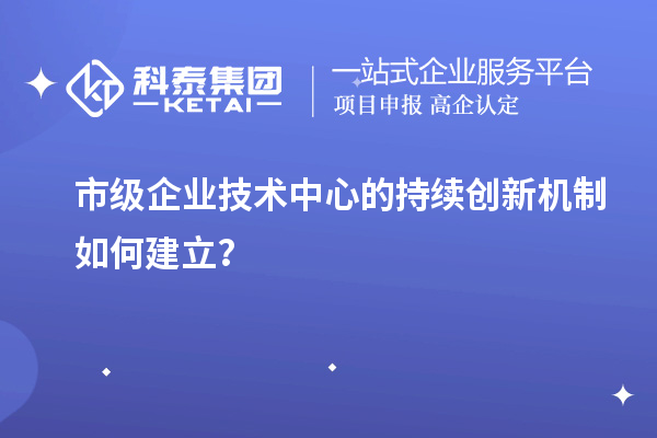 市級企業(yè)技術(shù)中心的持續(xù)創(chuàng)新機(jī)制如何建立？