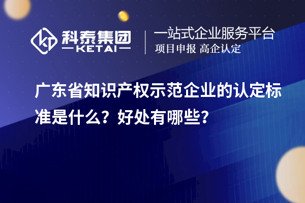 廣東省知識(shí)產(chǎn)權(quán)示范企業(yè)的認(rèn)定標(biāo)準(zhǔn)是什么？好處有哪些？