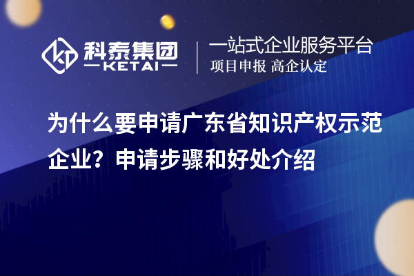 為什么要申請廣東省知識產(chǎn)權(quán)示范企業(yè)？申請步驟和好處介紹