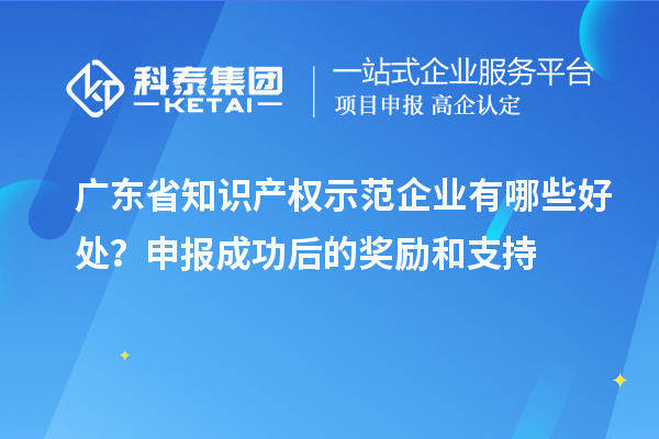 廣東省知識(shí)產(chǎn)權(quán)示范企業(yè)有哪些好處？申報(bào)成功后的獎(jiǎng)勵(lì)和支持