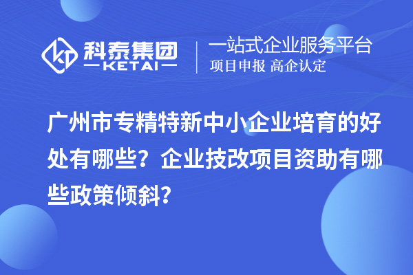 廣州市專精特新中小企業(yè)培育的好處有哪些？企業(yè)<a href=http://www.xljuanlianmen.com/fuwu/jishugaizao.html target=_blank class=infotextkey>技改</a>項目資助有哪些政策傾斜？