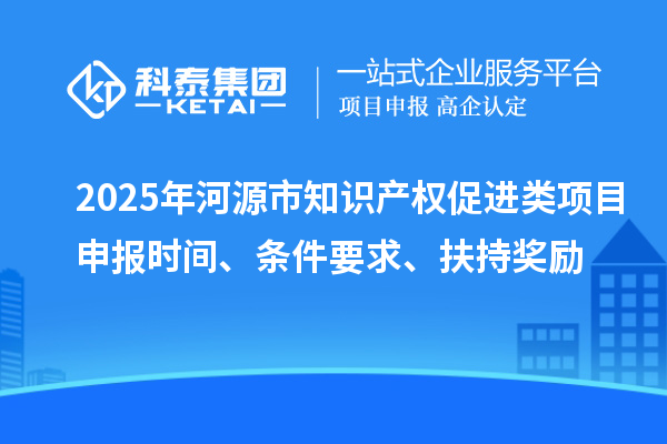 2025年河源市知識(shí)產(chǎn)權(quán)促進(jìn)類(lèi)項(xiàng)目申報(bào)時(shí)間、條件要求、扶持獎(jiǎng)勵(lì)