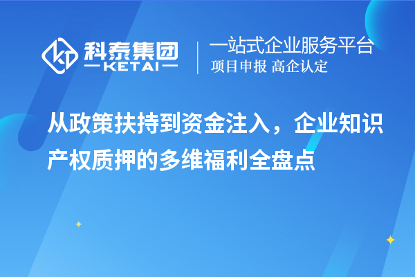 從政策扶持到資金注入，企業(yè)知識產(chǎn)權(quán)質(zhì)押的多維福利全盤點(diǎn)